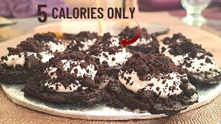 5 calorie low calorie chocolate dessert recipe with only a few basic ingredients Low calorie snacks [upl. by Yrrag305]