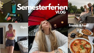 Vlog  Semesterferien  Uni Noten  Gym  Meeting friends [upl. by Darooge877]