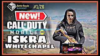 NEW ISKRA  Whitechapel  Season 1 BattlePass Skin  Call Of Duty Mobile GamePlay [upl. by Herstein]