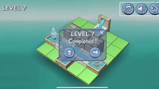 Water flow complete game video level 7 to 10 [upl. by Hewitt]