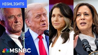 Countdown to the 2024 election Day 64  MSNBC Highlights [upl. by Rizika547]