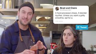 Bon Appetits Brad and Claire Answer Cooking Questions From Twitter  Tech Support [upl. by Deadman973]