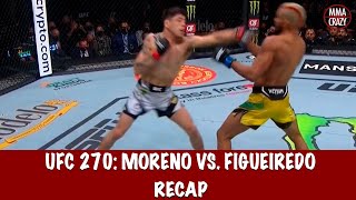 UFC 270 Brandon Moreno vs Deiveson Figueiredo Recap [upl. by Ponzo99]