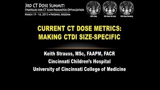 Current CT Dose Metrics Making CTDI Size Specific [upl. by Ajup]