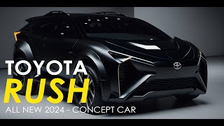 Toyota Rush All New 2024 Concept Car  Artificial Intelligence Design [upl. by Anneirb]