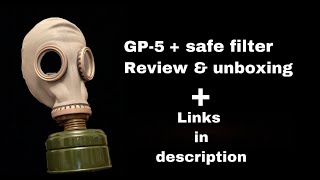 Gp5 gasmask unboxing  safe gp5 filter asbestos free [upl. by Aneelehs]