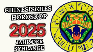 CHINESISCHES JAHRESHOROSKOP FÜR DAS JAHR 2025 Erwarte Wunder [upl. by Cirtemed907]