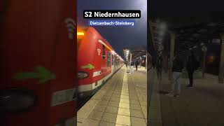 DietzenbachSteinberg Einfahrt BR423S2➡️Niedernhausen br423 sbahn shorts [upl. by Eelimaj]