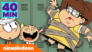 Loud House  The Funniest School Moments for 45 Minutes  Nickelodeon em Português [upl. by Neelhtakyram]