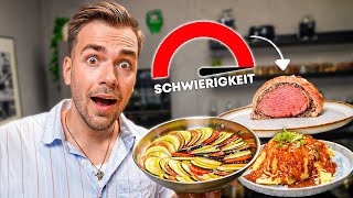 Ein Tag nur die SCHWIERIGSTEN Gerichte kochen 👨🏻‍🍳🥵 [upl. by Glogau993]