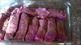 Making Biltong  Delicious cured meat [upl. by Durning]