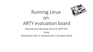 ARTY Linux Video 3 – petalinux installation [upl. by Moe]