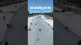 Ice Skating on the Rideau Canal ❄️ Ottawa Canada [upl. by Namara123]