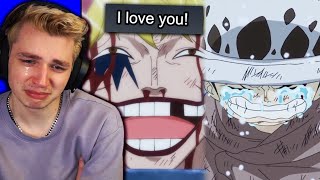 Laws backstory destroyed me one piece reaction [upl. by Ydennek]