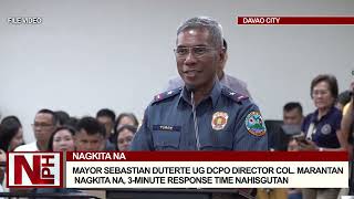 Mayor Sebastian Duterte ug DCPO Director Col Marantan Nagkita na 3Minute Response Time nahisgutan [upl. by Lamaaj]