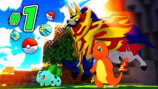 Pixelmon CATCH EM ALL  Our Adventure Begins  Episode 1 Minecraft Pokemon Mod [upl. by Emawk]