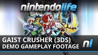 Gaist Crusher 3DS Demo Gameplay Footage [upl. by Fihsak]