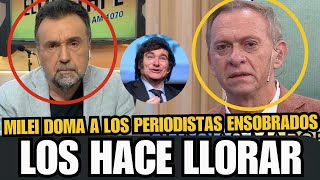 💥NO PARAN DE LLORAR 💥MILEI HACE LLORAR A LOS PERIODISTAS ENSOBRADOS💥RIESGO PAIS EN 900 PUNTOS [upl. by Bromleigh]