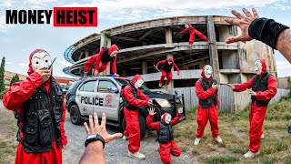 PARKOUR VS MONEY HEIST 6 BAD GUYS No SURVIVE POLICE closed all exits BELLA CIAO REMIX Epic POV [upl. by Eileen]