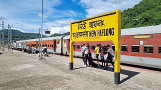 12507 TVCSilchar ARONAI EXPRESS arriving at New Haflong [upl. by Odnumde]