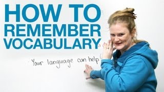 How to Remember Vocabulary [upl. by Brace]