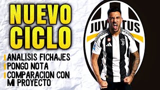 Pongo nota a los fichajes de la JUVE y lo comparo con mi proyecto [upl. by Crain402]