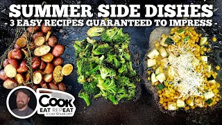 3 Easy Summer Side Dishes  Blackstone Griddles [upl. by Meter]