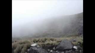 Iztaccihuatl perdidos en la niebla Ruta San Rafael  Chalchoapan acampada en alta montaña [upl. by Hevak]