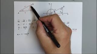 Trigonometria  21  Triangoli rettangoli e area di un triangolo [upl. by Archer]