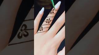 Latest Finger Mehndi Design  Back Hand Stylish Mehndi Mehndidesignsimple mehndi Mehndishorts [upl. by Durware12]