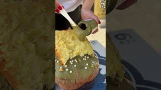 Panettone artigianale al pistacchio con crema spalmabile inclusa ❤️panettone panettoneartigianale [upl. by Atnes525]