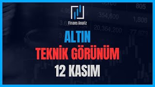 ALTIN TEKNİK GÖRÜNÜM  ONS ALTIN YORUMLARI  12 KASIM [upl. by Mushro]