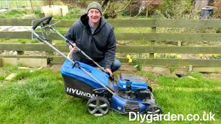 🏡The Best Petrol Lawn Mower Review UK 2024🏡 Testing the Hyundai HYM510SP 4Stroke Petrol Lawn Mower [upl. by Ihteerp641]