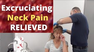 Excruciating  Neck Pain  RELIEVED In Minutes With ASTR Tools [upl. by Errised]