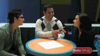 Demi Lovato amp Joe Jonas on Singing Together  Part 1 [upl. by Hubble]