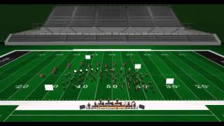 Westerville South HS 2015  Pt 3  Marching Band Drill [upl. by Filler]