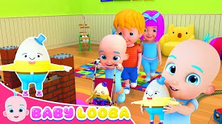 Humpty Dumpty  BabyLooba  humptydumpty nurseryrhymes kidssongs [upl. by Natehc]