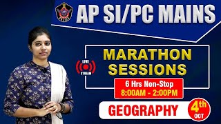 AP SIకానిస్టేబుల్ MAINS  LIVE MARATHON SESSIONS  GEOGRAPHY  MOST EXPECTED QUESTIONS  IACE [upl. by Ratep]