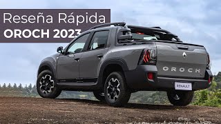 Renault Duster Oroch 2023 CVT Turbo  Reseña rápida [upl. by Zacarias]