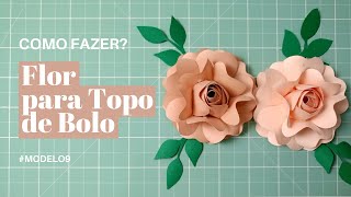 DIY Rosa de Papel fácil passo a passo [upl. by Jaella]