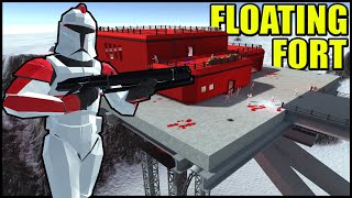 Rhen Var Republic Floating Fortress  Ravenfield Star Wars Mod Battle Simulator [upl. by Martijn]