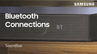 Soundbar Bluetooth Connections  Samsung US [upl. by Hoi]