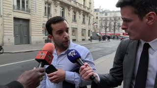 quotJen ai rien à foutrequot le député RN JeanPhilippe Tanguy invectivé à son arrivée à lAssemblée [upl. by Ahsein]