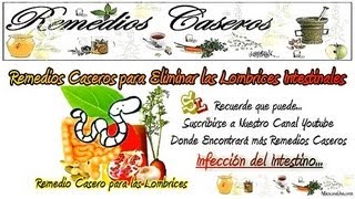 Remedios Caseros para Eliminar las Lombrices Intestinales Infección del Intestino por Oxiuros [upl. by Wilone]