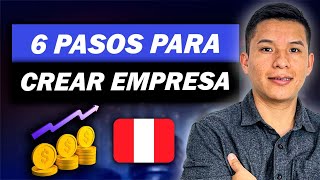 💥 COMO CREAR UNA EMPRESA EN PERU 2023 ✅ 6 PASOS PARA CONSTITUIR TU EMPRESA FACIL Y RAPIDO💰 [upl. by Elison20]