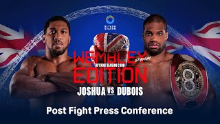 RIYADH SEASON CARD ANTHONY JOSHUA VS DANIEL DUBOIS POST FIGHT PRESS CONFERENCE [upl. by Eiralc]