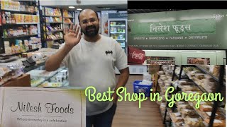 NILESH FOODS  Best Shop In Goregaon East  😀😁 [upl. by Aynod]