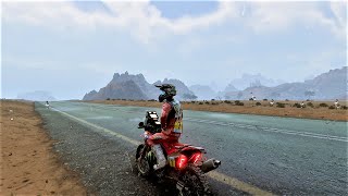 Dakar Desert Rally Free Roam Honda CRF450L Gameplay Light Rain [upl. by Artair]