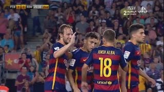 Joan Gamper Trophy  Rakitic Goal vs AS Roma HD [upl. by Enrol]