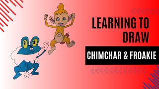 How to Draw Chimchar and Froakie [upl. by Yssej]